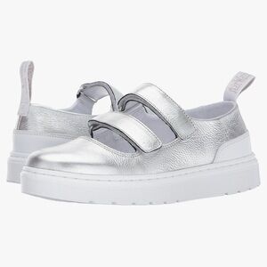 Dr. Martens Silver Mae Velcro Sneakers